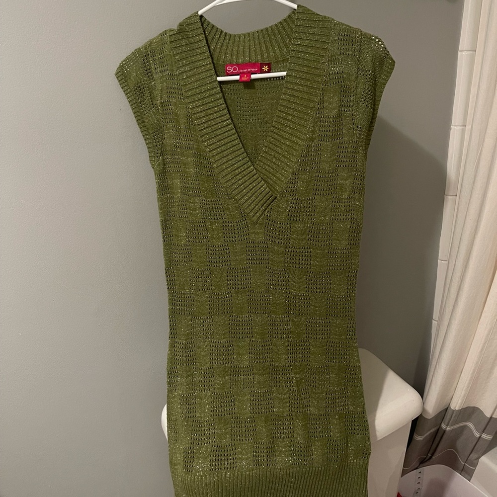Knitted mini dress